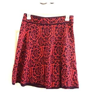 Bright, knit wool skirt from Title Nine!